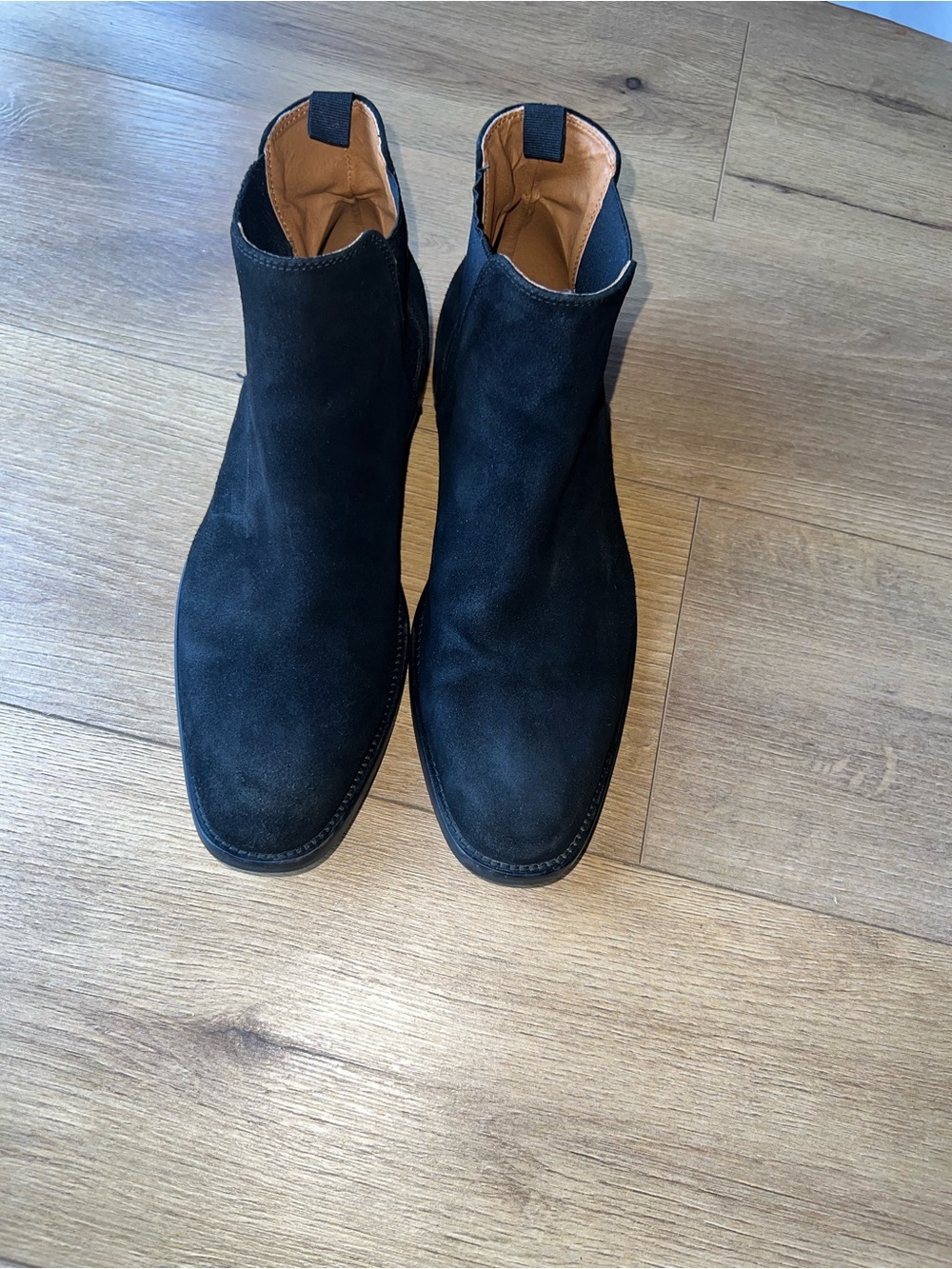 ALDO Men's Black Suede Chelsea Boots Size 9 / EUR 42 Pull-On